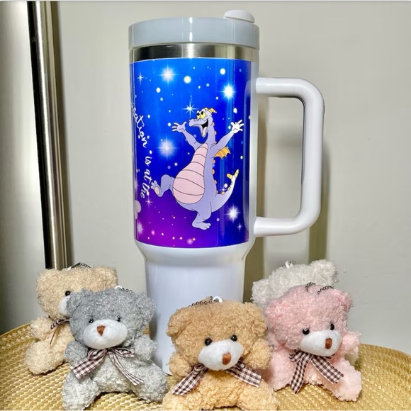 40 oz Tumbler Disney Figment the dragon of Your Imagination 40oz Water bottle/Mu - Picture 3 of 5